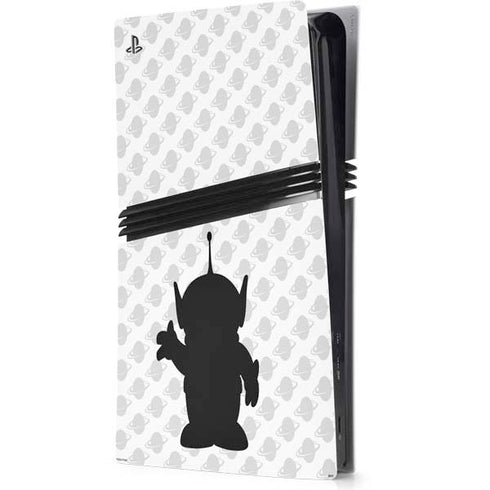 Disney Toy Story Alien Silhouette PS5 Pro Console Skin